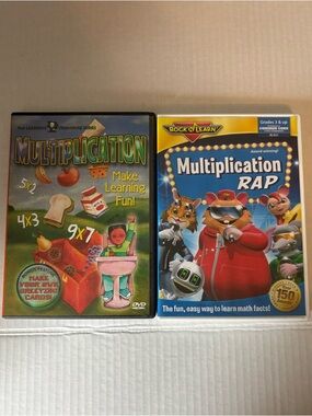 Rock N Learn Multiplication Rap & Multiplication Make Learning Fun DVD Bundle